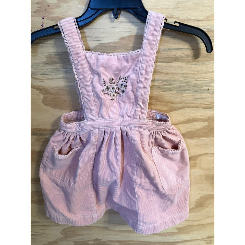 Toddler Overall Dress Jamie Kay 6Y Boutique Corduroy Cottagecore Girl